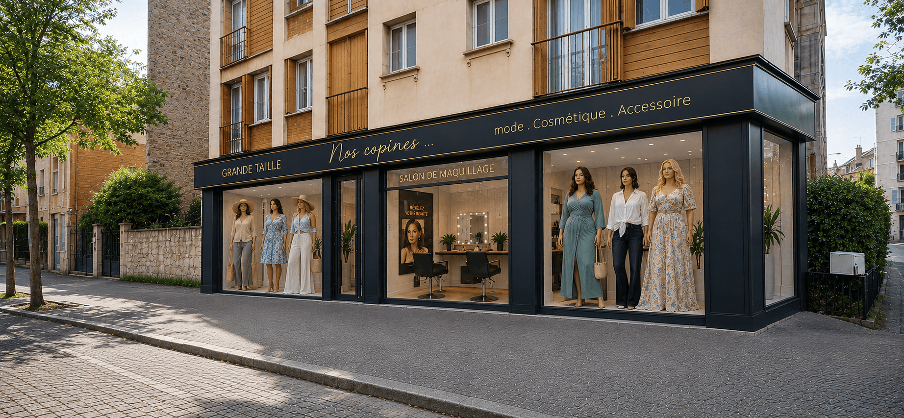 Boutique Nos Copines – Mode grande taille femme du 44 au 70+ à 111 Avenue Gambetta Maisons-Alfort
