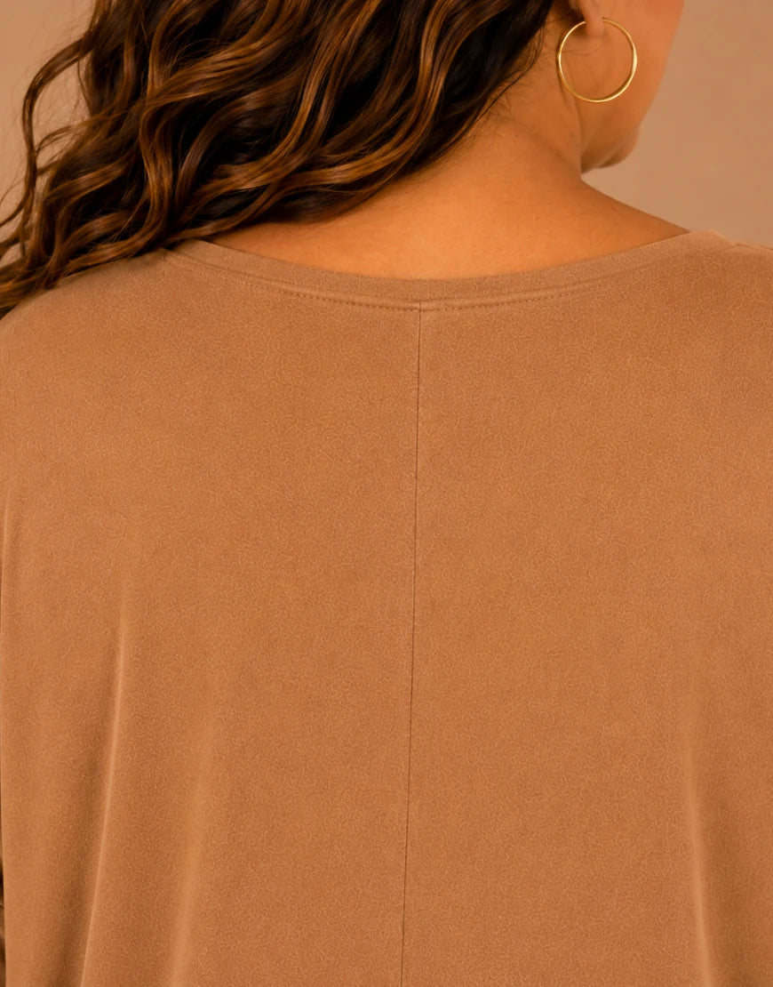Pull Oversize  Manches Longues Col Rond Grande Taille