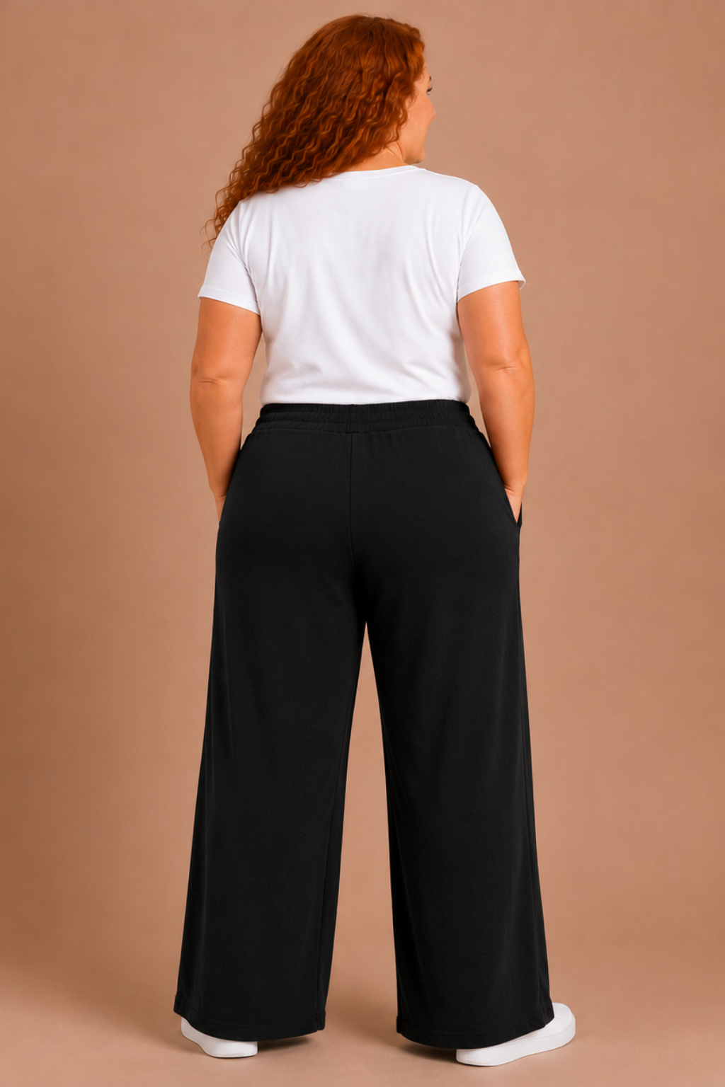 Pantalon Large Fluide – Grande Taille