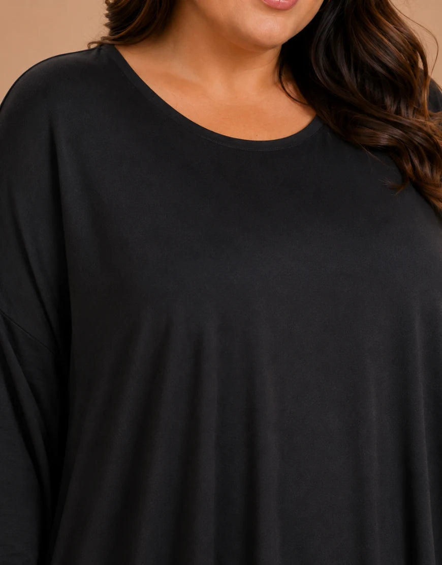 Pull Oversize  Manches Longues Col Rond Grande Taille