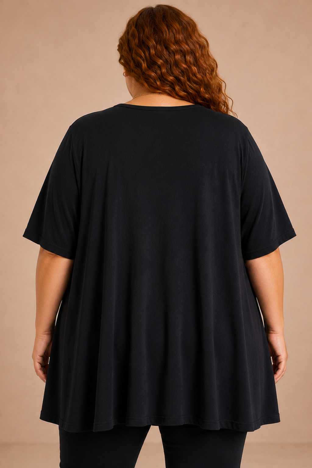 T-shirt Oversize Col V – Grande Taille