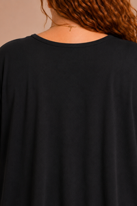 T-shirt Oversize Col V – Grande Taille