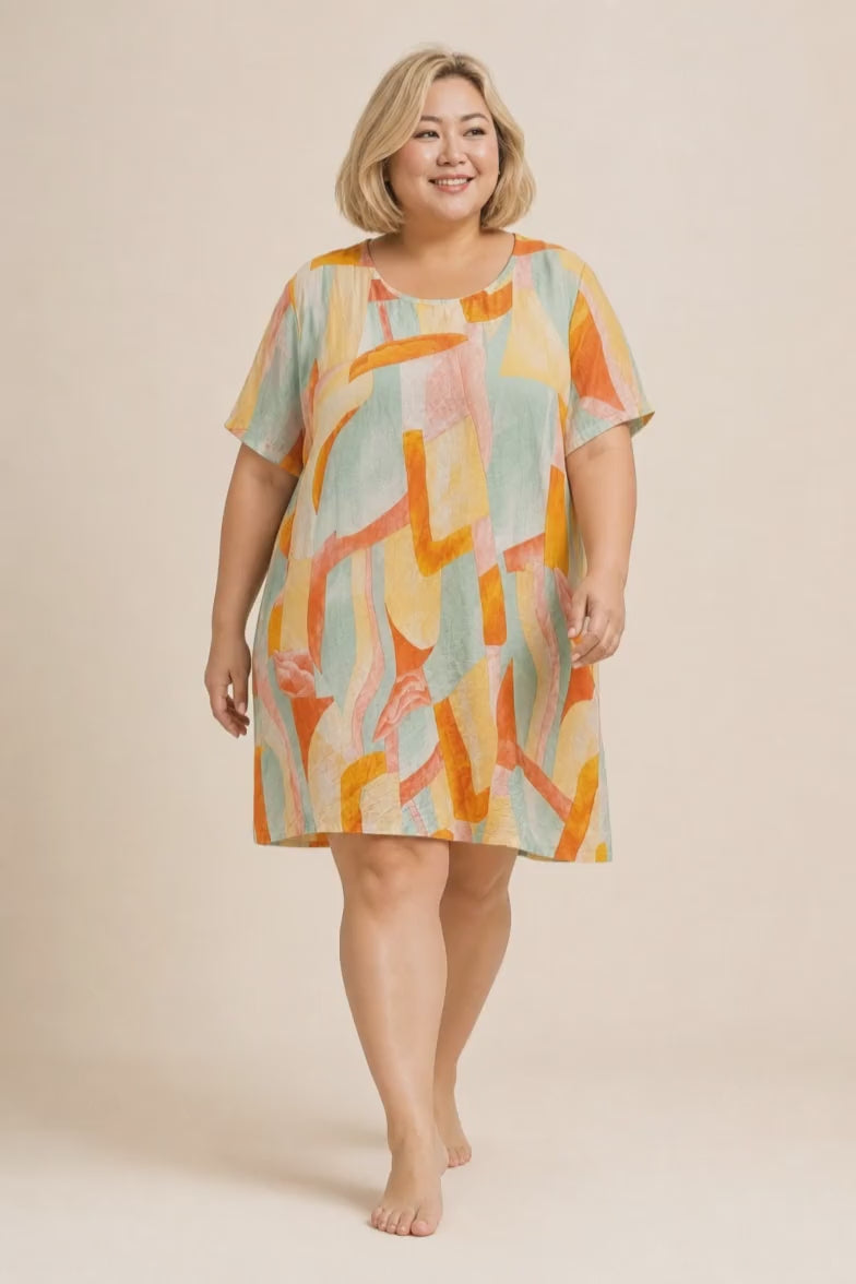 Vidéo mannequin vêtement femme grande taille